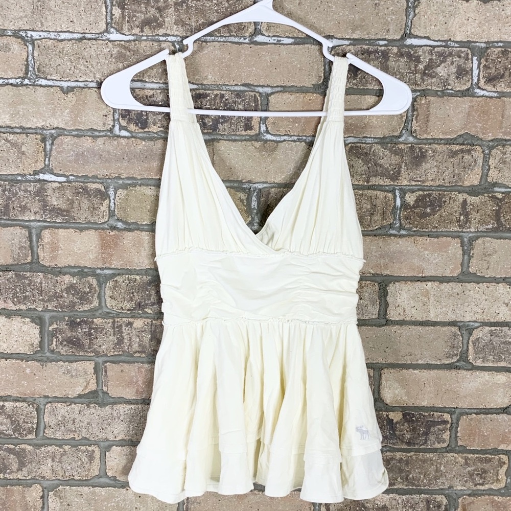 Abercrombie & Fitch size XS white sleeveless top